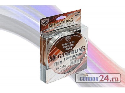 Леска "Сondor" Megastrong four season 100м,сечение:0,45 мм.